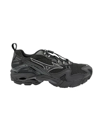 Mizuno Streamlined Athletic Sneakers With Breathable Mesh And Supportive Design In Gray