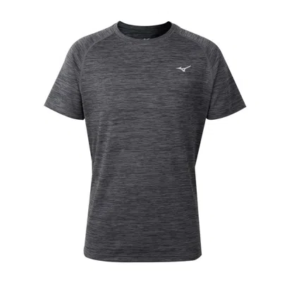 Mizuno 夏季薄款轻量速干吸湿透气圆领跑步健身日常男子短袖运动t恤 In Gray
