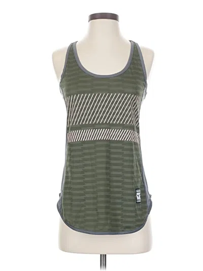 Pre-owned Mizuno Tank Top Green Halter Neckline Tops