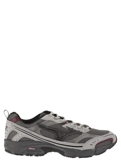 Mizuno Technical Mesh Trainers With Contrasting Details In Gray