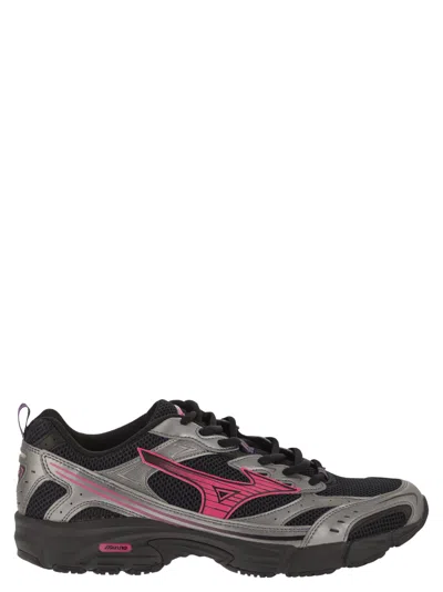 Mizuno Technical Mesh Trainers With Contrasting Details In Pink