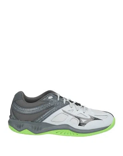 Mizuno Thunder Blade Man Sneakers Grey Size 9.5 Textile Fibers, Synthetic Material In Gray