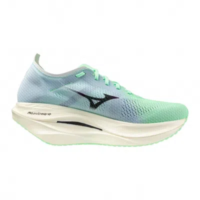 Mizuno Unisex Wave Rebellion Pro 3 Running Shoe In Neo Mint Black In Multi