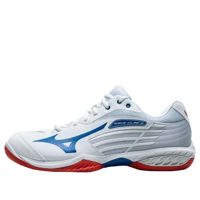 Mizuno Wave Claw 2 'white Blue Red' In Gray