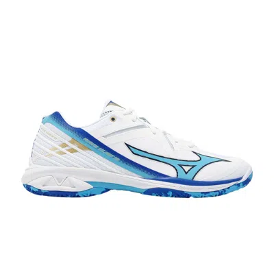 Pre-owned Mizuno Wave Claw 3 Wide 'white Pageant Blue' | Men's Size 11.5
