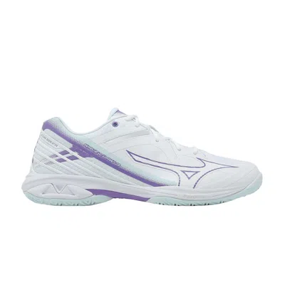 Pre-owned Mizuno Wave Claw 3 Wide 'white Paisley Purple' | Men's Size 9