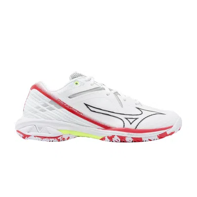 Pre-owned Mizuno Wave Claw 3 Wide 'white Radiant Red'