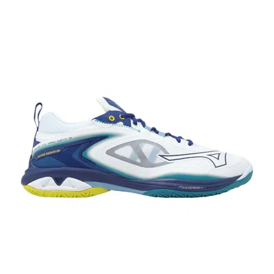 Pre-owned Mizuno Wave Claw Neo 3 Wide 'white Navy' | Men's Size 10