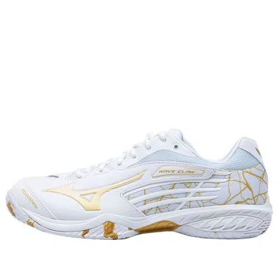 Mizuno Wave Claw Pro 'white Gold' In Multi