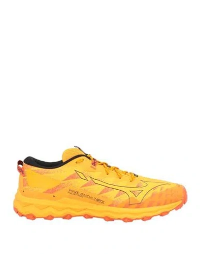 Mizuno Wave Daichi Gtx Man Sneakers Orange Size 9.5 Textile Fibers