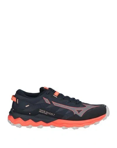 Mizuno Wave Daichi Wos Woman Sneakers Midnight Blue Size 8.5 Textile Fibers In Multi