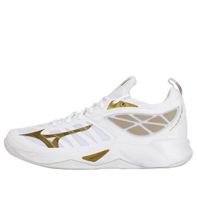 Mizuno (wmns)  Wave Dimension Mid 'white Gold'