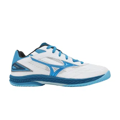 Pre-owned Mizuno Wave Drive 9 'white Moroccan Blue'