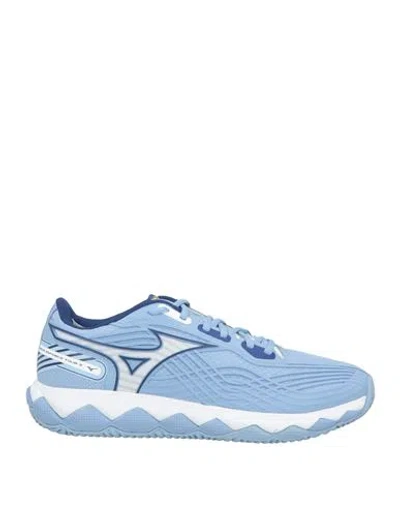 Mizuno Wave Enforce Tour 2 Cc W Woman Sneakers Light Blue Size 9 Textile Fibers, Synthetic Material