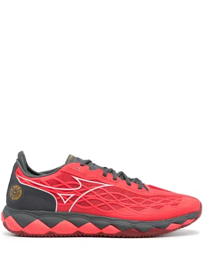 Mizuno Wave Enforce Tour Sneakers In Red