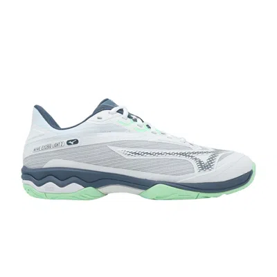 Pre-owned Mizuno Wave Exceed Light 2 Ac 'white Vintage Indigo Mint' | Men's Size 7