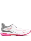 Mizuno Low Top Sneakers Embossed Finish In White