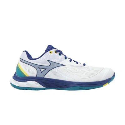 Pre-owned Mizuno Wave Fang 2 Wide 'white Bellwether Blue' | Men's Size 10.5