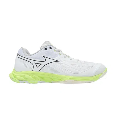 Pre-owned Mizuno Wave Fang 2 Wide 'white Green Black' | Men's Size 9.5