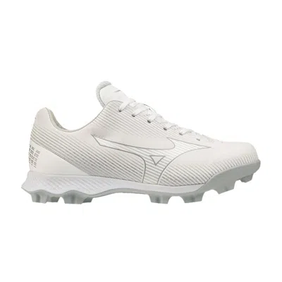 Pre-owned Mizuno Wave Finch Lightrevo Jr 'white Grey' | Kid's Size 2.5