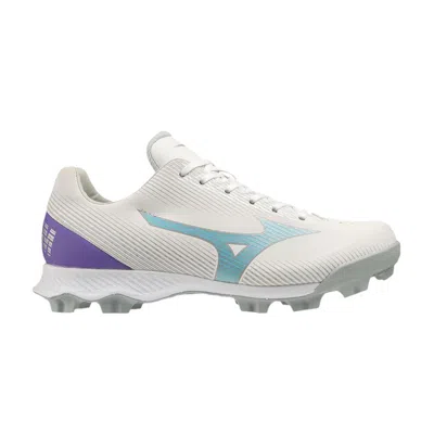 Pre-owned Mizuno Wave Finch Lightrevo Jr 'white Teal Purple' | Kid's Size 5