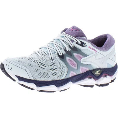 Mizuno Wave Horizon 3 Womens Fitness Performance Running Shoes In Purple