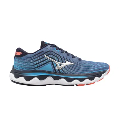 Pre-owned Mizuno Wave Horizon 6 'blue Silver Orange'