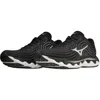 Mizuno Men's Wave Horizon 6 Running Shoes In Black/silver In Black-silver