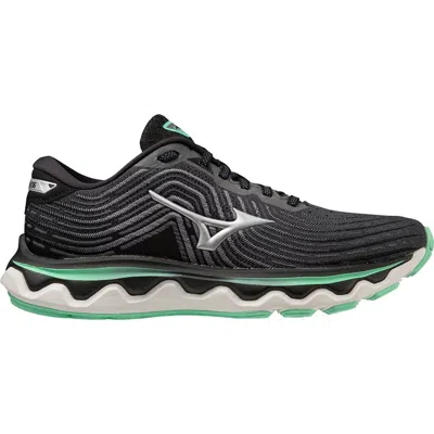 Mizuno Wave Horizon 6 Running Shoe In Iron Gate-silver