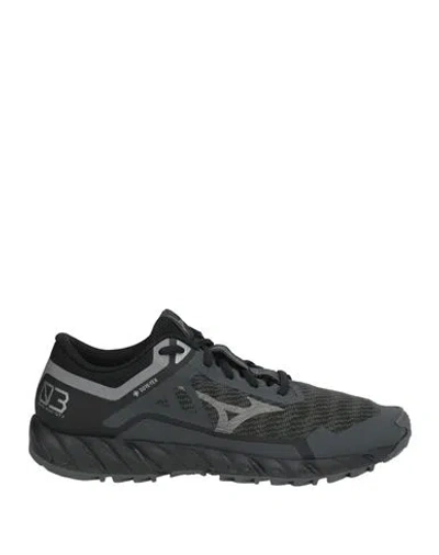 Mizuno Wave Ibuki Gtx Wos Woman Sneakers Charcoal Size 9 Textile Fibers, Synthetic Material In Gray