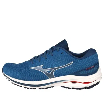Mizuno Wave Inspire 18 Waveknit 'blue White Red'
