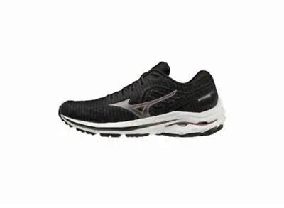 Mizuno Wave Inspire 18 Waveknit In Ebony In Grey