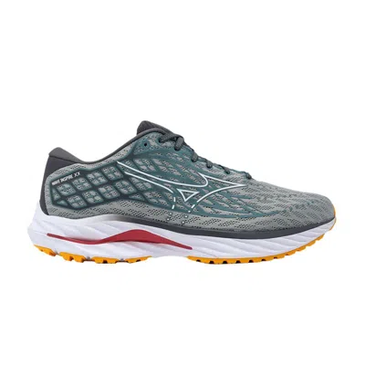 Pre-owned Mizuno Wave Inspire 20 'abyss Citrus' In Grey