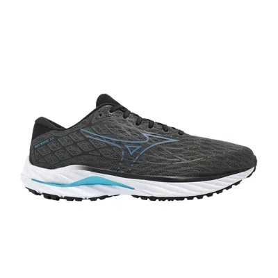 Pre-owned Mizuno Wave Inspire 20 Super Wide 'iron Gate Blue' | Black | Men's Size 8.5