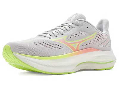 Mizuno Wave Inspire 22 Women's Running Shoes Cloudscape/desert Flower: Women's 8 B - Medium In Gray