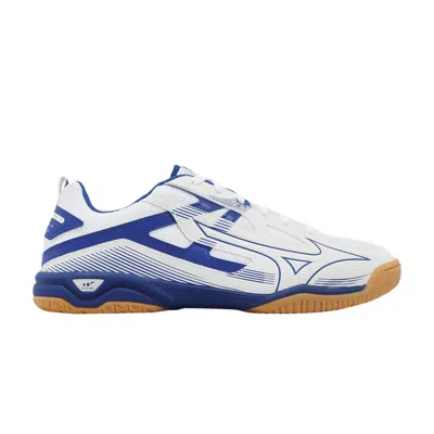 Pre-owned Mizuno Wave Kaiserburg 7 'white Blue'