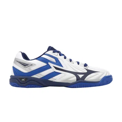 Pre-owned Mizuno Wave Kaiserburg 8 Wide 'white Estate Blue'