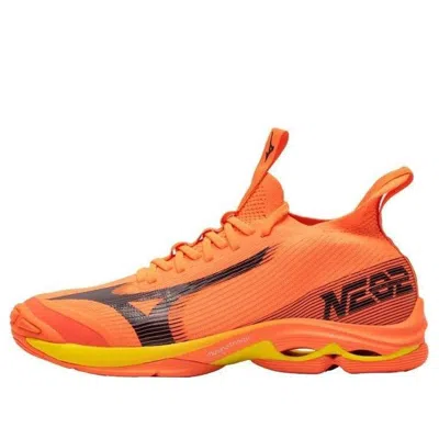 Mizuno Wave Lightning Neo 2 'neon Flame' In Red