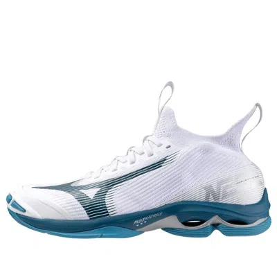 Mizuno Wave Lightning Neo 2 'white Sailor Blue' In Multi
