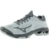 Mizuno Wave Lightning Z4 Womens Trainers Workout Volleyball Shoes In Gray
