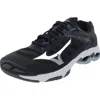 Mizuno Wave Lightning Z5 Womens Fitness Workout Volleyball Shoes In Black