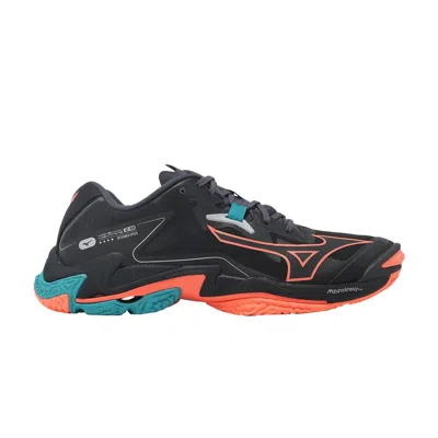 Pre-owned Mizuno Wave Lightning Z8 'black Neon Flame' | Men's Size 8.5