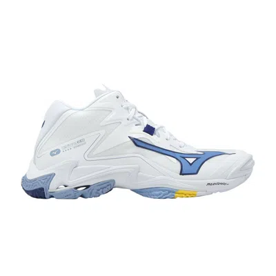 Pre-owned Mizuno Wave Lightning Z8 Mid 'white Bellwether Blue' | Men's Size 9