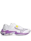 Mizuno Wave Lightning Z8 Sneakers In 10 White / Patrician Purple / Quince