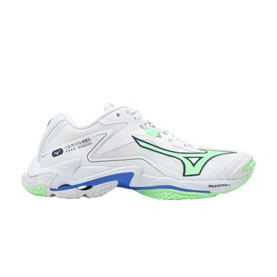 Pre-owned Mizuno Wave Lightning Z8 Wide 'white Neon Mint' | Men's Size 11
