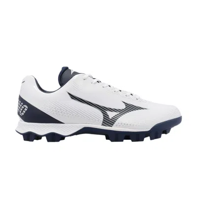 Pre-owned Mizuno Wave Lightrevo 'white Navy'