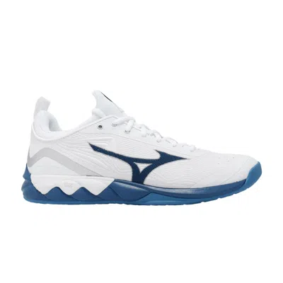 Pre-owned Mizuno Wave Luminous 2 'white Sailor Blue'