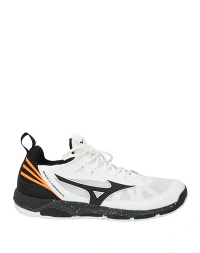 Mizuno Wave Luminous S. P. Man Sneakers White Size 12 Textile Fibers, Synthetic Material In Multi