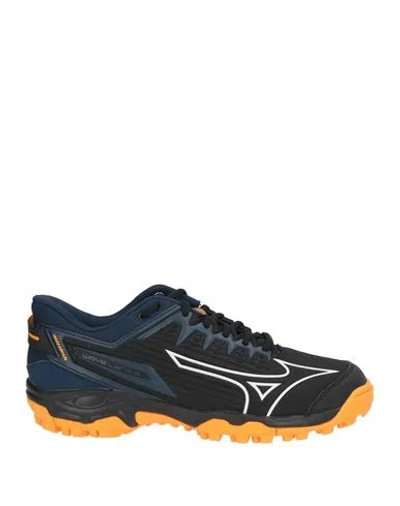 Mizuno Wave Lynx Woman Sneakers Black Size 6.5 Textile Fibers, Synthetic Material