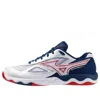 Mizuno Wave Medal 7 Wide 'white Navy' In Multi